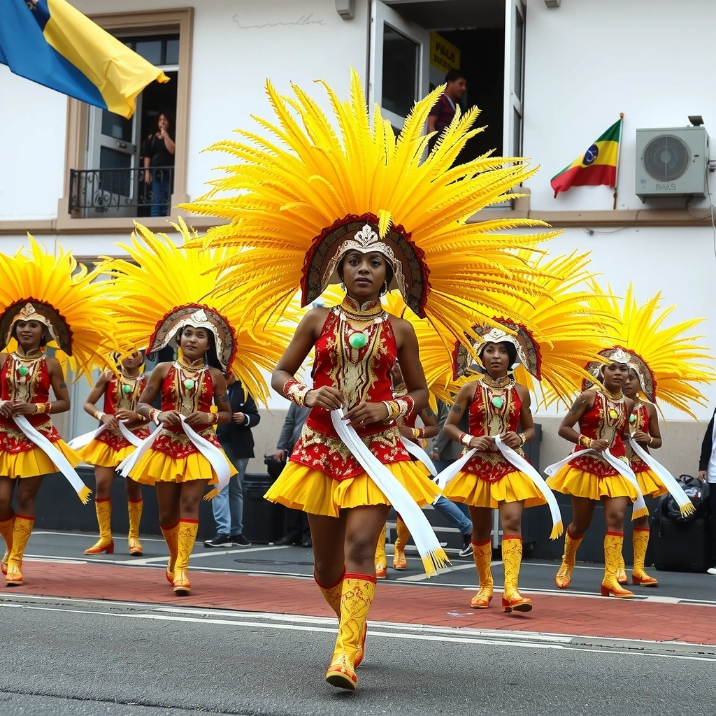 Desfile das escolas de samba do Rio
