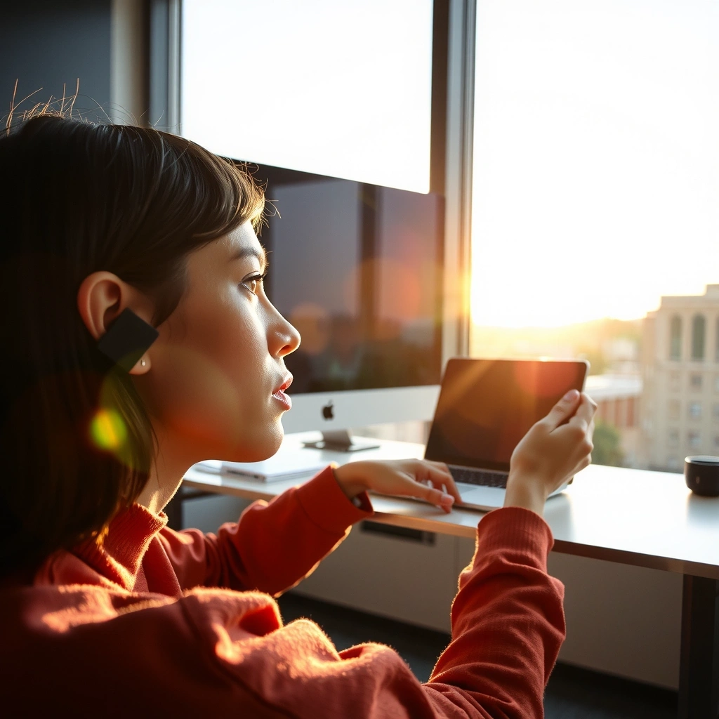 Interface de inteligência artificial futurística